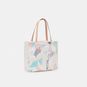 กระเป๋าถือผ้าฝ้ายคุณภาพสูงเป็นมิตรกับสิ่งแวดล้อมกระเป๋าถือพิมพ์ลายตัวละครแบบไม่มีหูหิ้วคู่ - Product Image 3