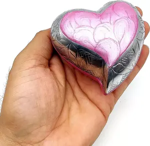 Prix le plus bas approvisionnement en vrac rose coeur souvenirs qualité mémorial cendres Collection urnes | Emballage personnalisé qualité disponible - Product Image 2