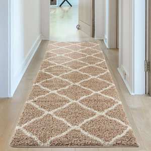 Alfombra Peluda Beige Marroquí, Juego de 720 - Product Image 5