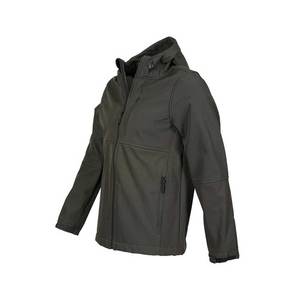 Custom <b>Mens</b> Hooded Canvas Softshell <b>Jacket</b> Stylish Lightweight Waterproof Windbreaker Casual Winter Daily Wear with Logo - Product Image 6