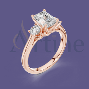 แหวนโกเมนธรรมชาติ14K สำหรับใส่ไปงานปาร์ตี้ - Product Image 1