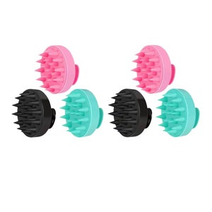 Cepillo Masajeador Exfoliante para Cuero Cabelludo, Uso en Seco/Húmedo, para Lavar el Cabello en la Ducha, 5 Opciones de Color, Sin Logotipo/Diseño Gráfico - Product Image 1