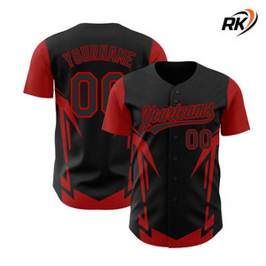 Acheter Best-seller Maillot de baseball personnalisé Vêtements de softball Chemises de sport Vêtements pour hommes Maillot de baseball brodé par sublimation - Product Image 2