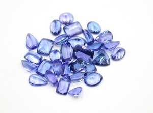 พลอยแทนซาไนต์สีน้ำเงินธรรมชาติคุณภาพสูง 1-3 กะรัต ทรงรี ผ่านการอบความร้อน สะอาดตา ทรงเหลี่ยมเจียระไน  รับประกันโดยบุคคลที่สาม - Product Image 5