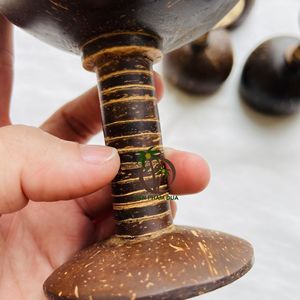 Copa de vino de concha de coco con logotipo personalizable para helados y bebidas suministradas directamente desde Vietnam - Product Image 5