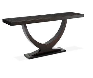 Table console en bois et fer - Product Image 1