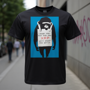 Rido ora, XRP avrà potere sul mondo un giorno - T-shirt XRP Coin - Product Image 3