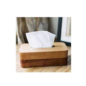 กล่องไม้พร้อมทิชชู่,กล่องไม้อเนกประสงค์สำหรับใช้ในบ้านสำนักงานร้านอาหารกล่องไม้ - Product Image 6