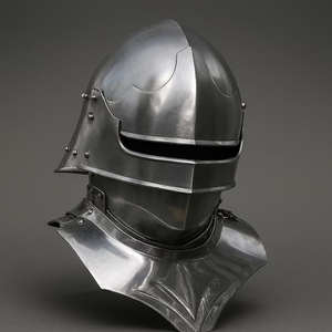 Fabricant fiable, casque d'armure en métal robuste, conçu pour le cosplay et les reconstitutions historiques, offrant une résistance durable et prête pour le combat. - Product Image 2