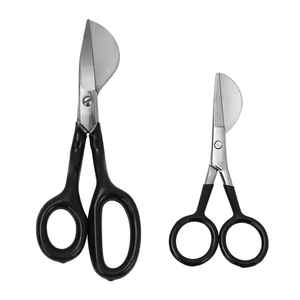 กรรไกรตัดตุ่นปากเป็ด6ใบกรรไกรตัดผ้าสแตนเลสกรรไกรตัดสำหรับ tufting Duckbill napping shears - Product Image 2