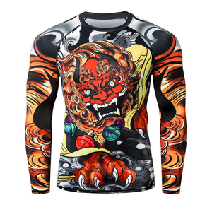 Rashguard de MMA Unisex de Manga Larga, Todos los Tamaños, Fabricación Profesional, Precios al por Mayor, 100% Poliéster, Secado Rápido, Antibacteriano - Product Image 5