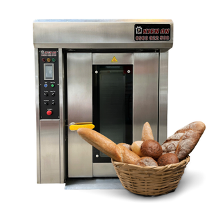 เตาอบแบบหมุน8ถาดใช้ง่ายสำหรับ1.200X1.900X1แบบมีล้อลากด้านบนเตาอบไฟฟ้า600โรงงานจากเวียดนาม - Product Image 1