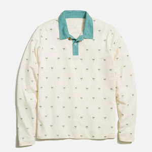 Col boutonné d'été pour chemises, ample, personnalisé, en polyester/coton, tricoté, uni, manches longues pour t-shirts - Product Image 2