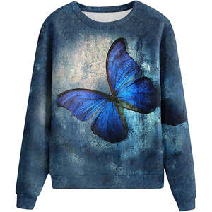 Sweat à capuche femme surdimensionné pull à manches longues coupe ample polaire chaude Streetwear haut décontracté pour la saison d'hiver - Product Image 5