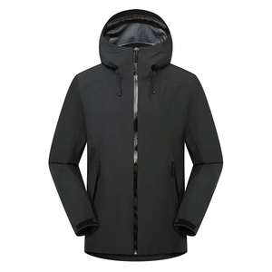 Produit très demandé, vente en gros de vestes imperméables pour hommes, fermeture éclair intégrale, 100% polyester, légères, coupe-vent - Product Image 4