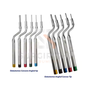 Ostéotomes à pointe angulaire concave-convexe décalée pour lifting sinus, instruments chirurgicaux dentaires électriques, kit d'implants, poignée ergonomique CB - Product Image 3