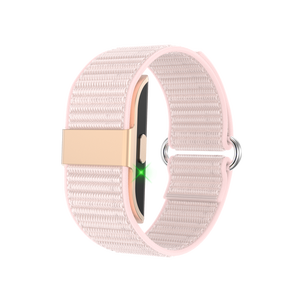 Bracelet connecté intelligent pour la santé, moniteur d'activité physique, podomètre, moniteur de fréquence cardiaque, étanche IP68, bracelet en nylon, boîtier métallique, unisexe, sport décontracté S - Product Image 5