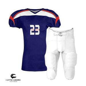 Fabricante de fábrica de camisetas y uniformes de fútbol americano OEM profesional proveedor de ropa deportiva duradera fuerte de malla transpirable - Product Image 3