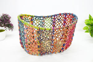 Hot Colorful Fruit <b>Basket</b> Storage <b>Plastic</b> <b>Basket</b> Print Link Logo Food Color Feature Eco Material Origin Type Size Friendly Place - Product Image 2