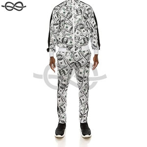 Nuevos chándales con logotipo personalizado estampado para hombre, conjunto de 2 piezas, Jersey de algodón, trajes, chándal Unisex, chaquetas bordadas de gran tamaño, Pantalones - Product Image 6