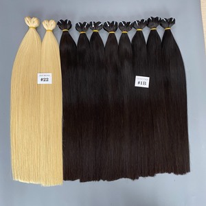 Extensions de cheveux vietnamiennes, double couleur blond et noir, meilleur prix de gros, cheveux humains, cuticules intactes, cheveux sains - Product Image 5