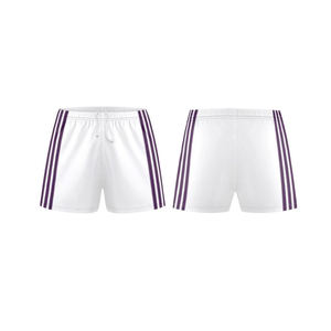 Pantalones cortos de rugby con estampado de sublimación ligera, tela transpirable de secado rápido, cintura elástica, diseño personalizable para un máximo - Product Image 6