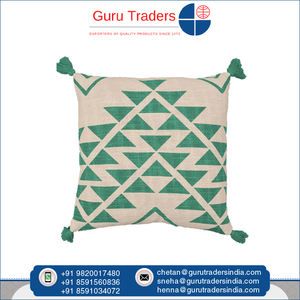 Personalización posible para lavable a máquina 100% algodón de calidad genuino hecho Fundas de cojín de algodón decorativas para compra a granel - Product Image 3