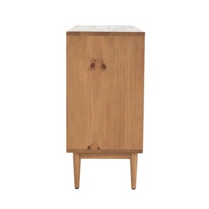 Armoire de canne en bois moderne du milieu du siècle unité de rangement élégante à la main pour la maison salon hôtel appartement salle de bain meubles de maison - Product Image 4