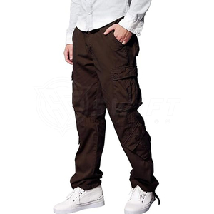 Best Quality <b>Men's</b> Casual <b>Cargo</b> Pants Custom OEM Design Lightweight 100% Cotton Straight Pattern Mid Waist - Product Image 2