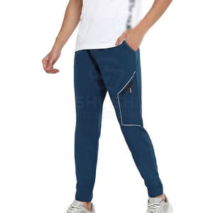 2025 pantalones ligeros rectos informales de cintura media transpirables a prueba de viento ecológicos 100% algodón personalizados - Product Image 6