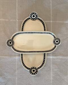 Durable <b>Ceramic</b> Serving <b>Platter</b> Tray Designed For Thanksgiving Dinner With Turkey Side Dishes And Family Meals - Product Image 2