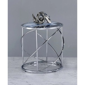 Table basse moderne en métal écologique, mobilier de salon avec rangement, vente chaude - Product Image 2