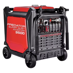 Generador Inverter Monofásico de Gasolina para Uso Industrial, Auténtico y Nuevo, PREDATOR de 9500 Vatios con Bobinado de Cobre y Multivoltaje - Product Image 1