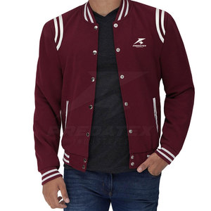 Chaqueta Letterman de Invierno Ecológica y Transpirable con Cuello Alto y Logotipo Personalizado en la Parte Delantera, MOQ Bajo, para Unisex - Product Image 6