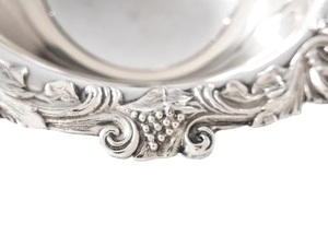 Bol de service à soupe en métal fini argenté sur socle Hôtels Cuisine Bol d'alimentation décoratif pour bébé Bol de service à fruits secs - Product Image 4