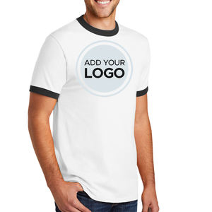 Ropa deportiva unisex adulto Ringer camiseta Athletic Heather Ringer camisetas - Product Image 4