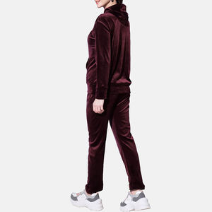 Survêtements en velours pour femmes, décontractés, lourds, respirants, vêtements d'hiver, 100% coton, écologiques, confortables, survêtements en velours pour femmes - Product Image 4