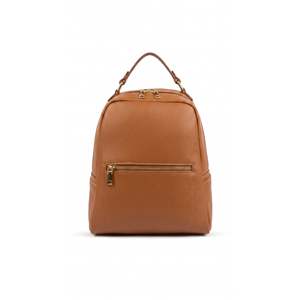 Structured <b>Backpack</b> in Genuine Dollaro Leather - made in Italy - Art. 26128 - Product Image 1