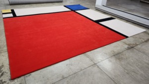 Tapis tuftés à la main 3D hautement sculptés, best-sellers pour hôtels, tapis brodés pour salon, tapis en velours bouclé, tapis crème - Product Image 3