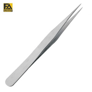 Pinzas de astillas de cejas de acero inoxidable de punta fina de alta calidad Producto premium a la venta - Product Image 1