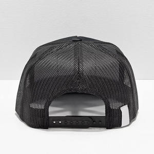 Parche de pesca personalizado 5 paneles Tucker sombrero negro Snapback deportes gorra de béisbol para Unisex - Product Image 4