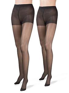 Relaxsan Multifibra 780FM Summer SET 2 PARES (Negro Talla 2) Medias de compresión graduada con costuras 12-17 mmHg 70 <span class=keywords><strong>Den</strong></span> - Product Image 1