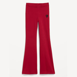 Vente en gros de pantalons de jogging évasés pour femmes 100% coton respirant large jambe droite pantalon de survêtement à vendre - Product Image 1