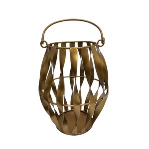 Awesome Decorative Iron Metal Candle <b>Lantern</b> Antique <b>Gold</b> Finishing for Home and Wedding Decor Hanging <b>Lantern</b> Handmade Bulk - Product Image 6