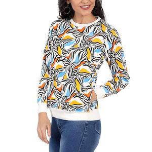 La mejor calidad, sudadera de mujer, ropa de calle, venta al por mayor, sudaderas personalizadas por sublimación para mujer, fabricadas en Pakistán - Product Image 5