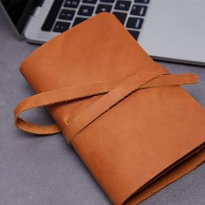 Handmade Genuine Leather Luxury Daily Use Waterproof Shockproof Cable Organizer Case Customizable Color Logo OEM Supplier - Product Image 3