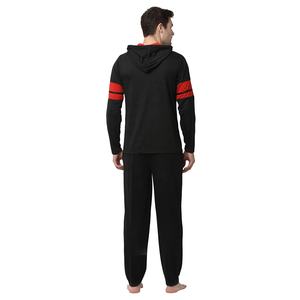 Producto de invierno al aire libre 100% mezcla de algodón sólido Multi colores bloque Jogging traje cremallera de talla grande chándales para hombres con logotipo personalizado - Product Image 4