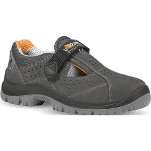 MAGIC Size 44 W.11 Grey Leather Safety Sandal S1PL FO SR - Product Image 2