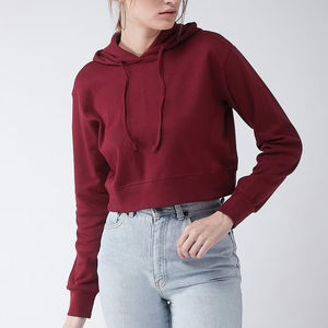 Activewear transpirable Crop Top sudaderas con capucha para mujer ligero gimnasio correr y elegante traje de moda todos los días esencial - Product Image 2