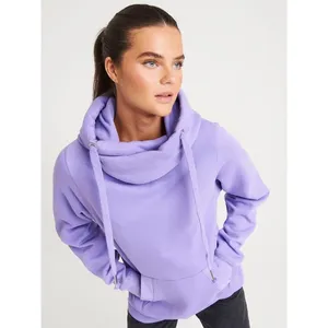 Sweat à capuche personnalisé à col croisé pour des fins promotionnelles - Product Image 1